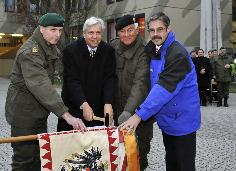 Benagelung unserer Standarte