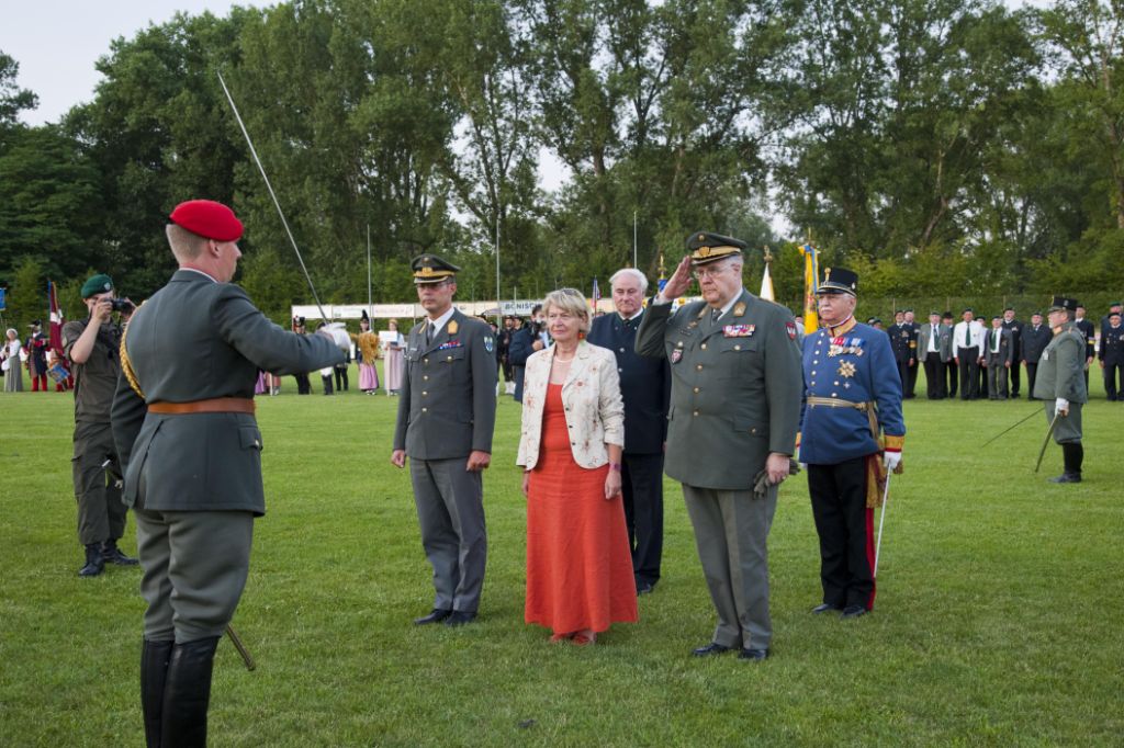 Militärischer Festakt in MAUTERN