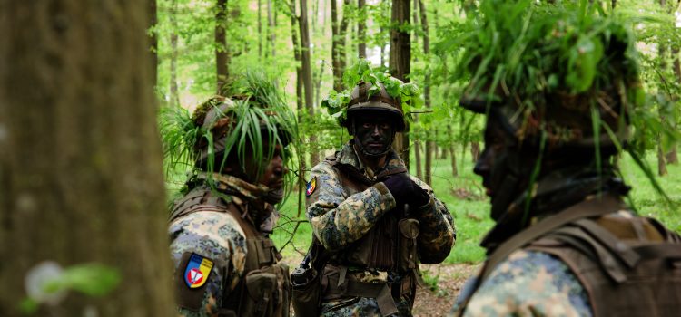 So übten die Jäger im Bereich des Truppenübungsplatzes Bruckneudorf